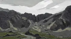 Above Ogwen by Kyffin Williams, oil on canvas, sold Nov 2025