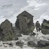 Untitled by Kyffin Williams, oil on canvas, sold Nov 2025