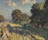 September Sunshine by Ed Forrest, oil on board, sold Nov 2025