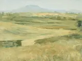 'A View of the Skirrid from Berllanderi by Ivor Davies, oil on canvas, sold Nov 2025