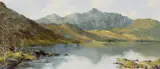 Snowdon from Llyn Cwellyn by Charles Wyatt Warren, oil on board, sold Nov 2025