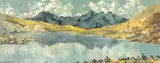 Snowdon from Llyn Mymbyr by Charles Wyatt Warren, oil on board, sold Nov 2025