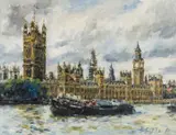 Untitled by David Griffiths, oil on canvas, sold Nov 2025