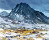 Tryfan by Gwilym Prichard, oil on canvas, sold Nov 2025