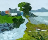 Ynys by Gwilym Prichard, oil on canvas, sold Nov 2025