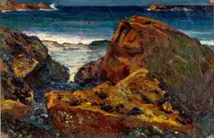 'Seaweed and by Christopher Williams, oil on canvas, sold Nov 2025
