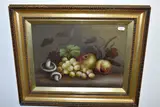 The first depicting wild flowers by Edwin Steele, oil on panel, sold Jul 2023