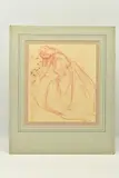 A study of a female figure by Charles Haslewood Shannon, watercolor, sold Jul 2023