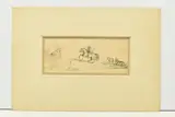 A page from a sketchbook by James Ward, drawing, sold Jul 2023
