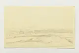 North west view of workington in cumberland by Joseph Farrington, 1808, pencil on paper, sold Jul 2023