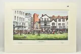 Lunch on the green by Henderson Cisz, print, sold Jul 2023
