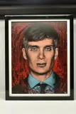 Cillian murphy ii by Pete Humphreys, oil on canvas, sold Jul 2023
