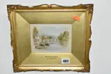 Richmond on thames by Robert Hollands, watercolour on paper, sold Jul 2023