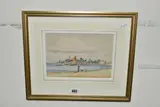 Venice lido by Ethel Sands, watercolour on paper, sold Jul 2023