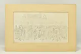 Mr PUNCH by John Tenniel, 1898, pencil on paper, sold Jul 2023