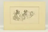 Untitled by John Joseph Barker of Bath, ink on paper, sold Jul 2023