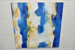 Quoit by Graham Benton, 2006, oil, sold Jul 2023