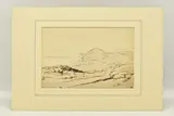 Fast castle by William Leighton Leitch, ink on paper, sold Jul 2023