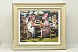 Afternoon tea at ascot by Sherree Valentine Daines, print, sold Jul 2023