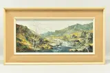 River llugwy by Charles Wyatt Warren, oil on board, sold Jun 2023