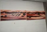 Both by Richard Pargeter, oil, sold Jun 2023