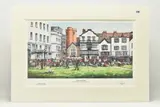 Lunch on the green by Henderson Cisz, print, sold Jun 2023