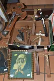 to include an assortment of wooden and metal crucifixes and three by One Box Of Religious Crucifixes, print (other), sold Jun 2023