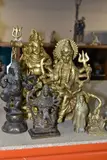 comprising a bronze figure (and possibly incense holder?) of the Goddess by Six Religious Figures, bronze, sold Jun 2023