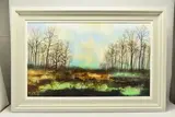 The wild silence by Jo Starkey, mixed media on board, offered Jun 2023
