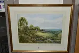 A pastoral landscape by Albert Edward Ash, watercolour on paper, offered Jun 2023