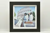 Roman holiday by Steve Tandy, print on board, sold Jun 2023