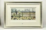 'RIDING IN THE SPRING', a limited edition print of a child by Rolf Harris, print, sold Jun 2023