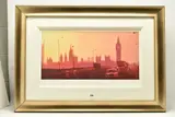 Fifties rush hour by Rolf Harris, print, sold Jun 2023
