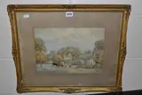 Whitnash by Thomas Barker Of Leamington, 1859, watercolour on paper, sold Jun 2023