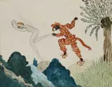 Woodland Sprite by Dorte Clara Dodo Burgner, watercolour on paper, offered Mar 2023