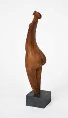 Standing figure by Peter Hayes, sculpture, sold Mar 2023