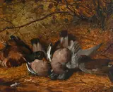 The day's bag Signed with strengthened signature J.Hardy (lower right) Oil on canvas 63.5 x 77.5cm; 25 x 30½in by James Hardy Jnr, Oil on canvas, sold Mar 2023