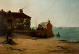 The Dawn of the Day on the Essex coast by William Graham Buxton, Oil on canvas, sold Mar 2023
