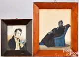 portrait by William Dyer Beaumont, watercolor, sold Sep 2024