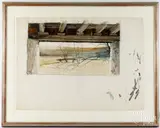 study for Craig's Meadow by John McCoy, watercolor, sold Jul 2024