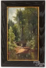 landscape by Benjamin Champney, oil on canvas, sold Jul 2024
