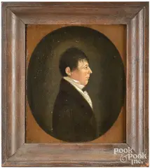 portrait by Jacob Eichholtz, 1808, oil on panel, sold Jul 2024