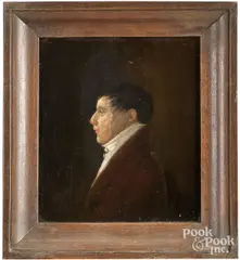 portrait by Jacob Eichholtz, oil on panel, sold Jul 2024