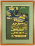 WORLD WAR I / WWI PROPAGANDA POSTER by L. N. Britton, color lithograph on paper, sold Aug 2025