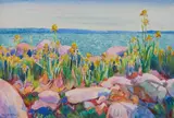 Untitled by Carl Cutler, watercolor on paper, sold Sep 2020