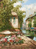 Venice by Pierre Latour, oil on canvas (unstretched), sold Sep 2020