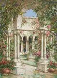 Archway by Pierre Latour, oil on canvas (unstretched), sold Sep 2020
