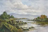 Connemara, Galway by Liam Jones, oil on canvas (unstretched), sold Sep 2020