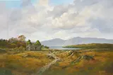 Connemara Galway by Liam Jones, oil on canvas (unstretched), sold Sep 2020