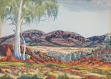 Untitled by Benjamin Landara, 1976, watercolour on paper, sold Feb 2024
